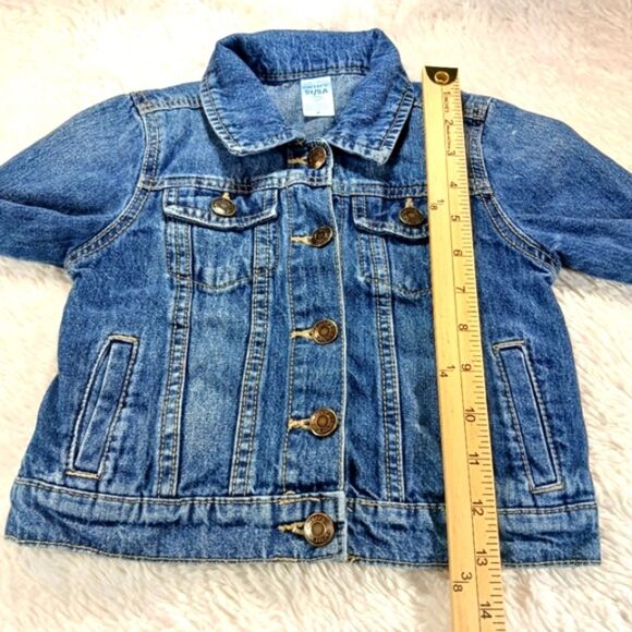 Carter Toddler Basic Denim Jacket. Blue 5T. Classic Denim Trucker Denim Jacket. - Picture 9 of 11